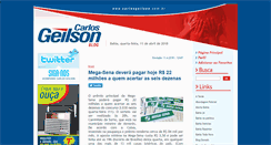 Desktop Screenshot of carlosgeilson.com.br