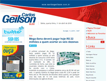 Tablet Screenshot of carlosgeilson.com.br